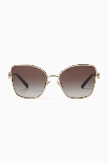 Butterfly Sunglasses in Metal