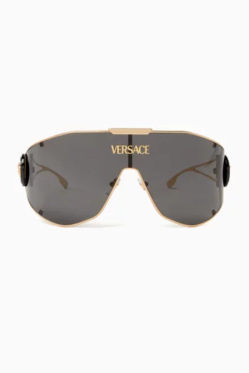 Irregular Sunglasses in Metal