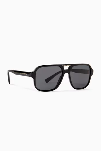 Square Sunglasses in Acetate