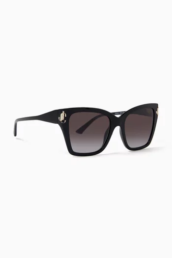 Butterfly Frame Sunglasses in Acetate