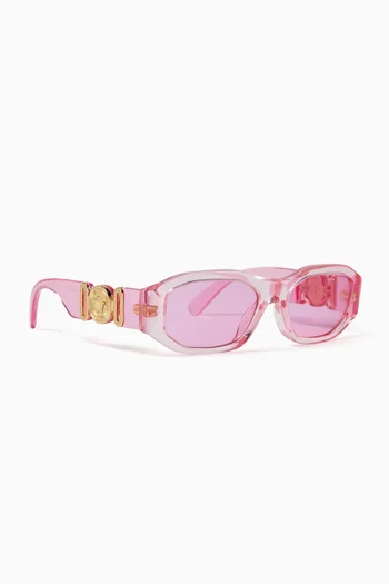 Irregular Sunglasses in Acetate