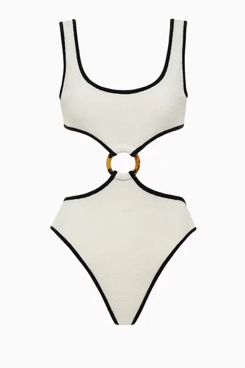 Ky One-piece Swimsuit in Terry Cloth