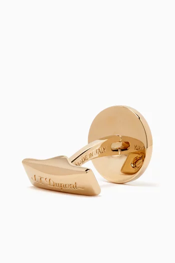 أزرار أكمام محفورة بشعار حرف D