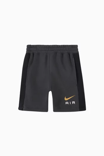 Air Logo Shorts in Cotton Blend Fleece