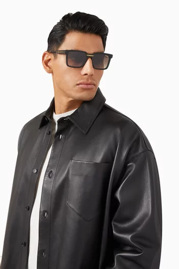 02/S Square Sunglasses in Polyamide
