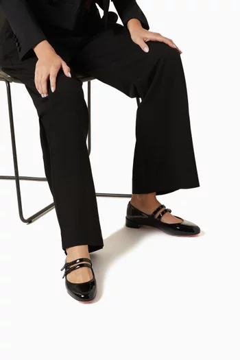 Sweet Jane Ballerina Shoes in Patent Leather
