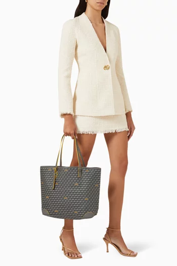 Daily Battle 35 Tote Bag in Canvas & Leather