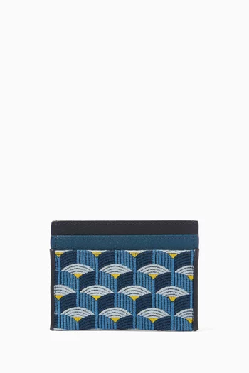 Etendard 4CC Card Holder in Saga Jacquard
