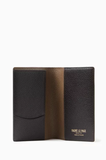 حافظة جواز سفر إتندارد قنب بنقشة حراشف الأفعى