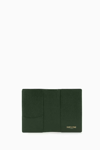 Etendard Passport Cover in Scale Canvas