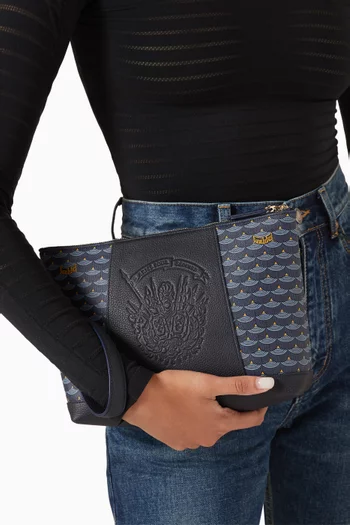 Carry On 24 Pouch in Canvas & Leather