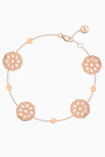 Mini Classic Turath Mother-of-Pearl Bracelet in 18kt Rose Gold