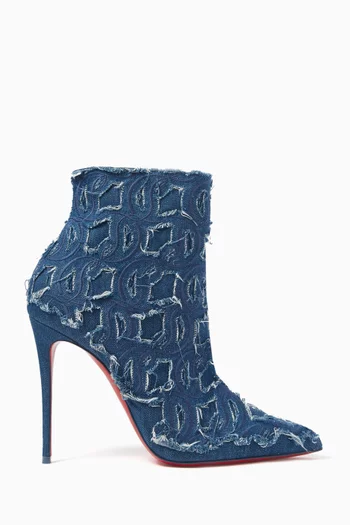 Buy Christian Louboutin Blue So Kate Ankle Boots in Toile Denim for Women Online Ounass Kuwait
