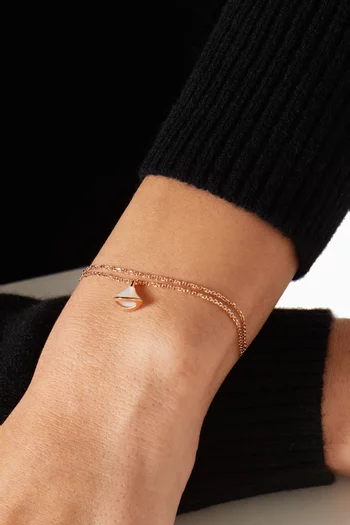 Divas' Dream Mother of Pearl Bracelet in 18kt Rose Gold