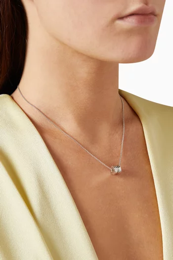 B.zero1 Pendant Necklace in 18kt White Gold
