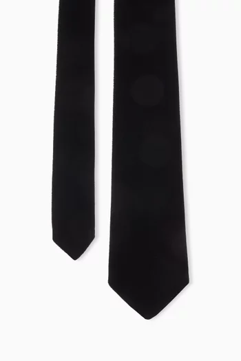 Tie in Velvet-jacquard