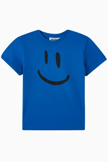 Roxo Smiley Face T-shirt in Organic Cotton