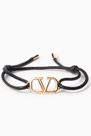 VLOGO Bracelet in Leather