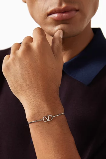 Valentino Garavani VLogo Signature Bracelet in Metal