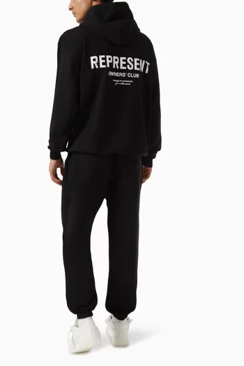 كنزة بغطاء رأس بشعار أونرز كلوب جيرسيه بنسيج بارز