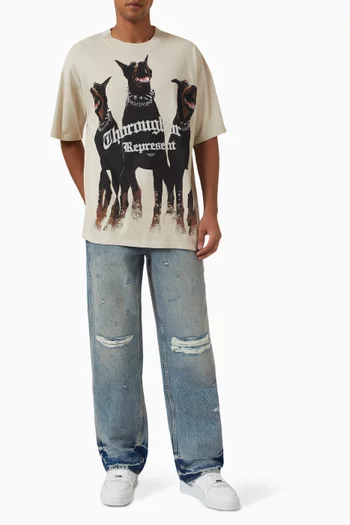 تي شيرت بطبعة Thoroughbred قطن