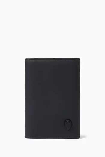 Serpenti Forever Folded Card Holder in Leather