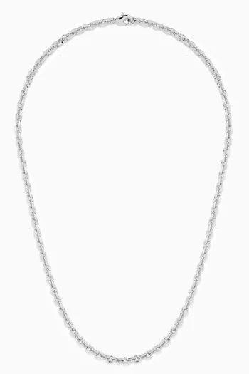 Kailua Chain Necklace in Silver-plated Metal