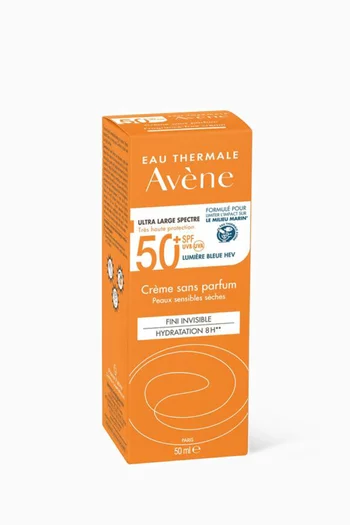 كريم خالٍ من العطور للحماية الفائقة من الشمس بعامل حماية SPF 50+‏، 50 ملل