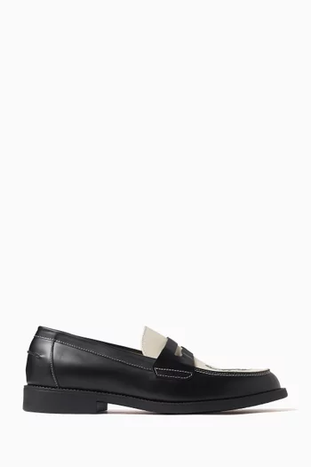 Wilde Scorpion Penny Loafers in Leather