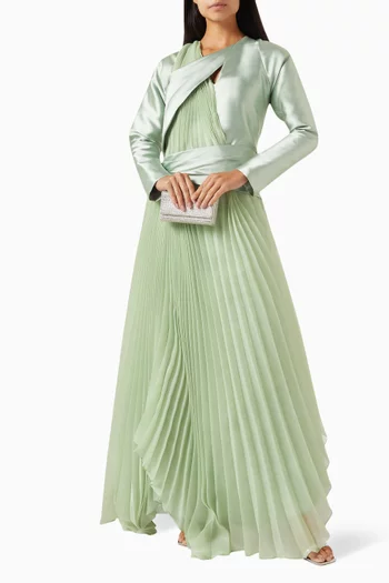 Rhiana 3D Draped Maxi Dress