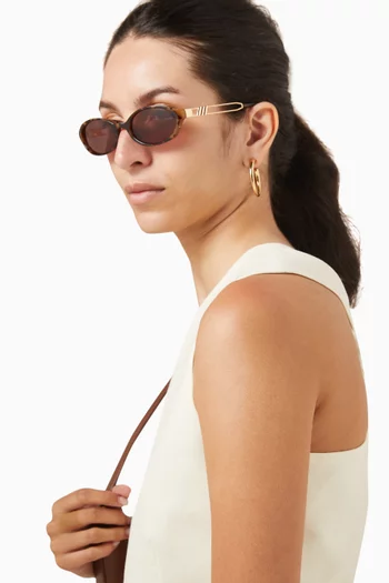 Lunita Oval Sunglasses