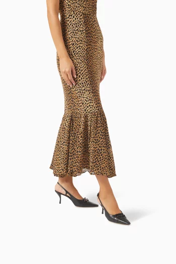 حذاء كلاسيك نورين بسير خلفي وكعب 75 مم جلد لامع