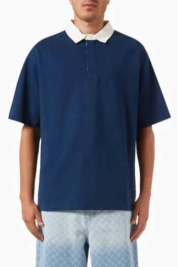 Shield Polo Shirt in Cotton