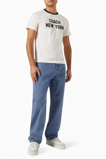 New York T-shirt in Cotton