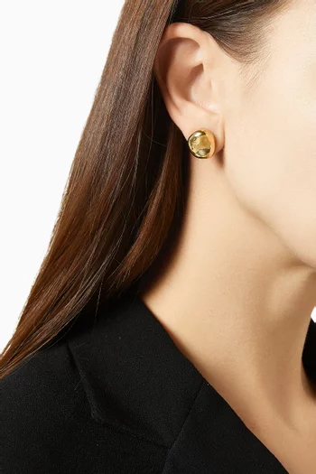 Small Gia Stud Earrings in Gold Vermeil