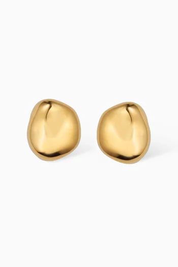 Small Gia Stud Earrings in Gold Vermeil