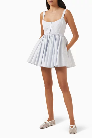 Skater Dress in Cotton-poplin