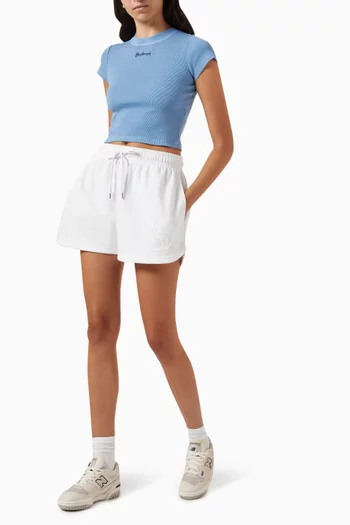 Classics Baby Crop T-shirt in Ribbed-cotton