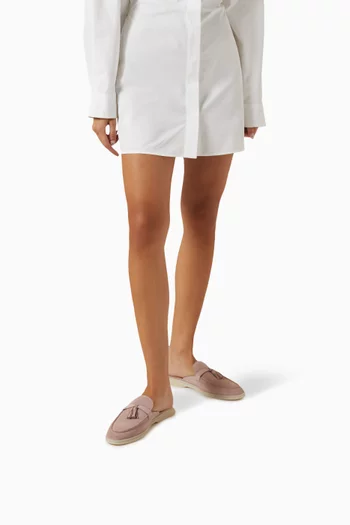 Lucrezia Mules in Suede