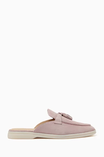 Lucrezia Mules in Suede