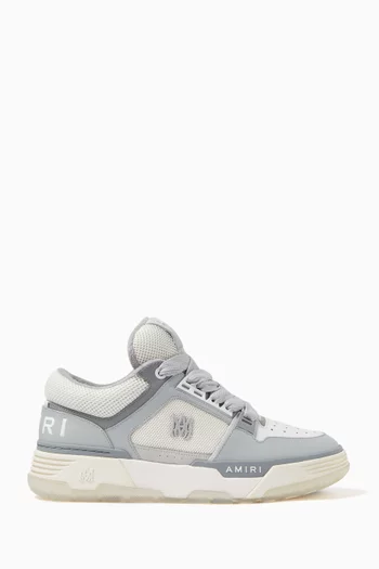 MA-1 Low-top Sneakers in Leather & Mesh