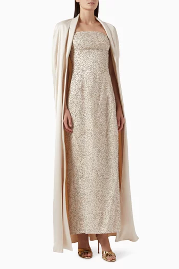 Lyra Gown in Crepe Silk