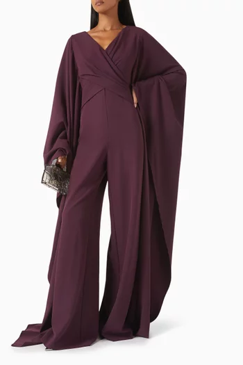 Kaftan-style Jumpsuit in Crepe