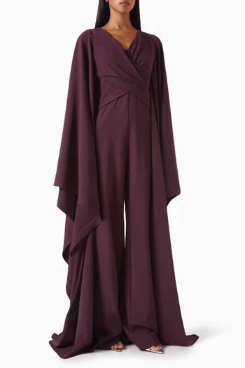 Kaftan-style Jumpsuit in Crepe