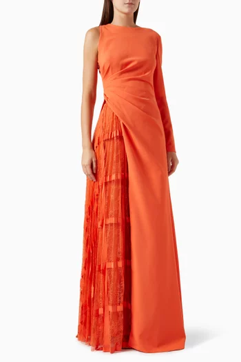 Long Asymmetric Top in Crepe