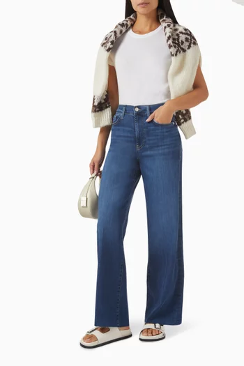 Le Slim Palazzo Jeans in Denim