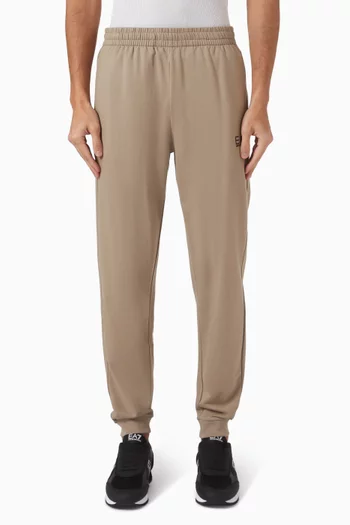 EA7 Logo Sweatpants in Cotton