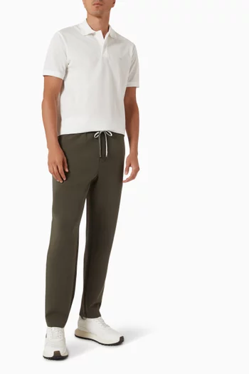 Micro Logo Sweatpants in Double-jersey