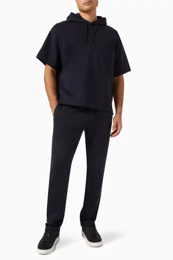 Micro Logo Sweatpants in Double-jersey