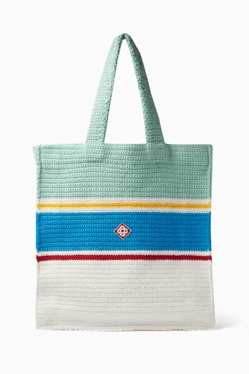 Crochet Tote Bag in Cotton